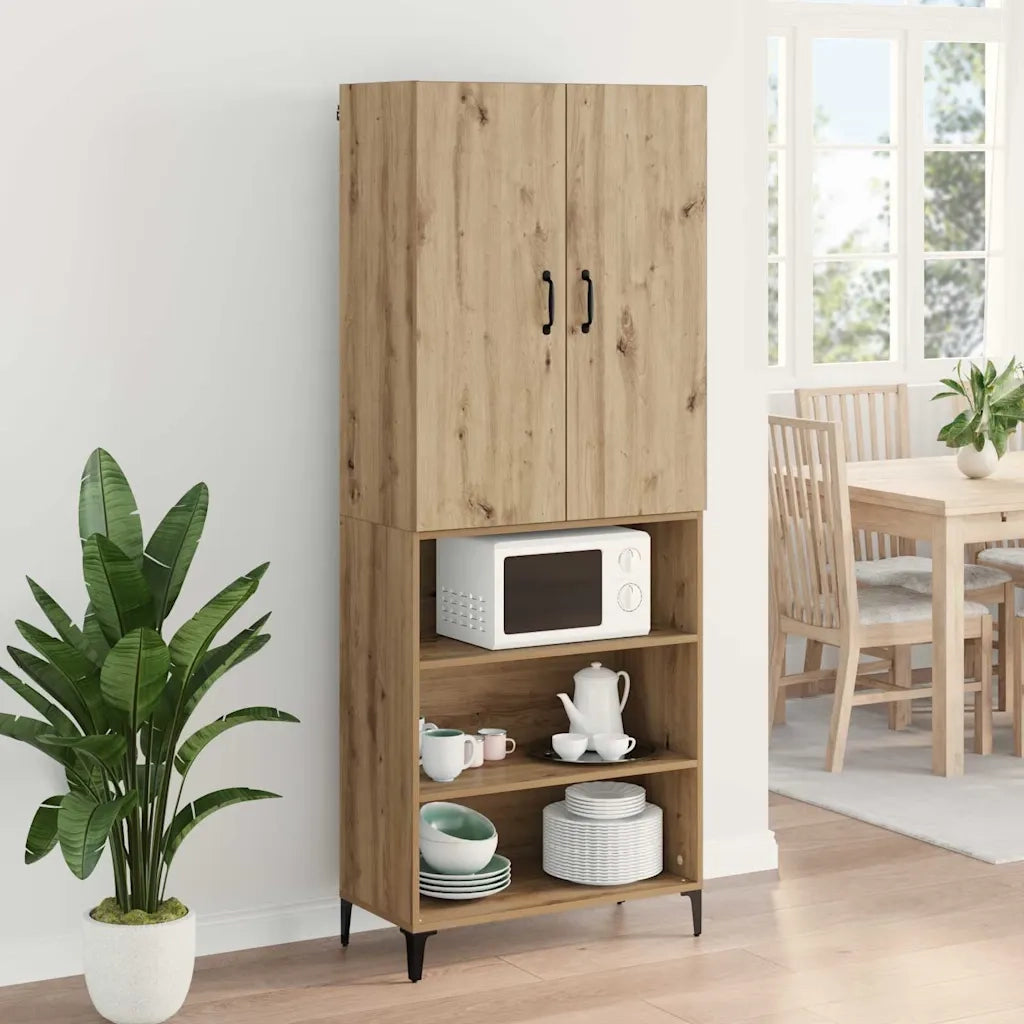 Credenza | Madia | Buffet da pranzo | Armadio da pranzo Rovere artigianale 69,5 x 34 x 180 cm