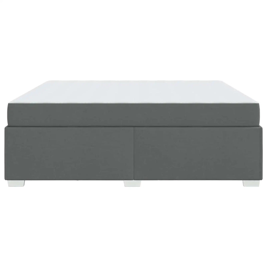 Struttura del letto Grigio scuro 180 x 200 cm Tessuto 3399202