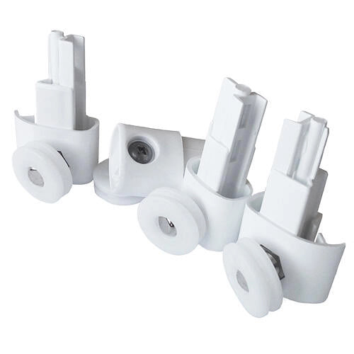 R800/10 Ricambio Carrelli per Box Doccia Serie LUNES Kit 4 pz