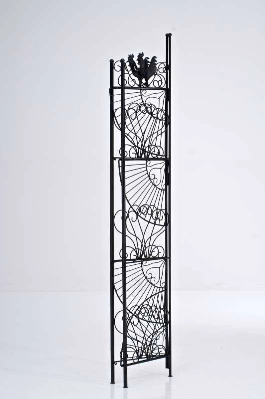 Scaffale Angoliera Marie in Ferro nero