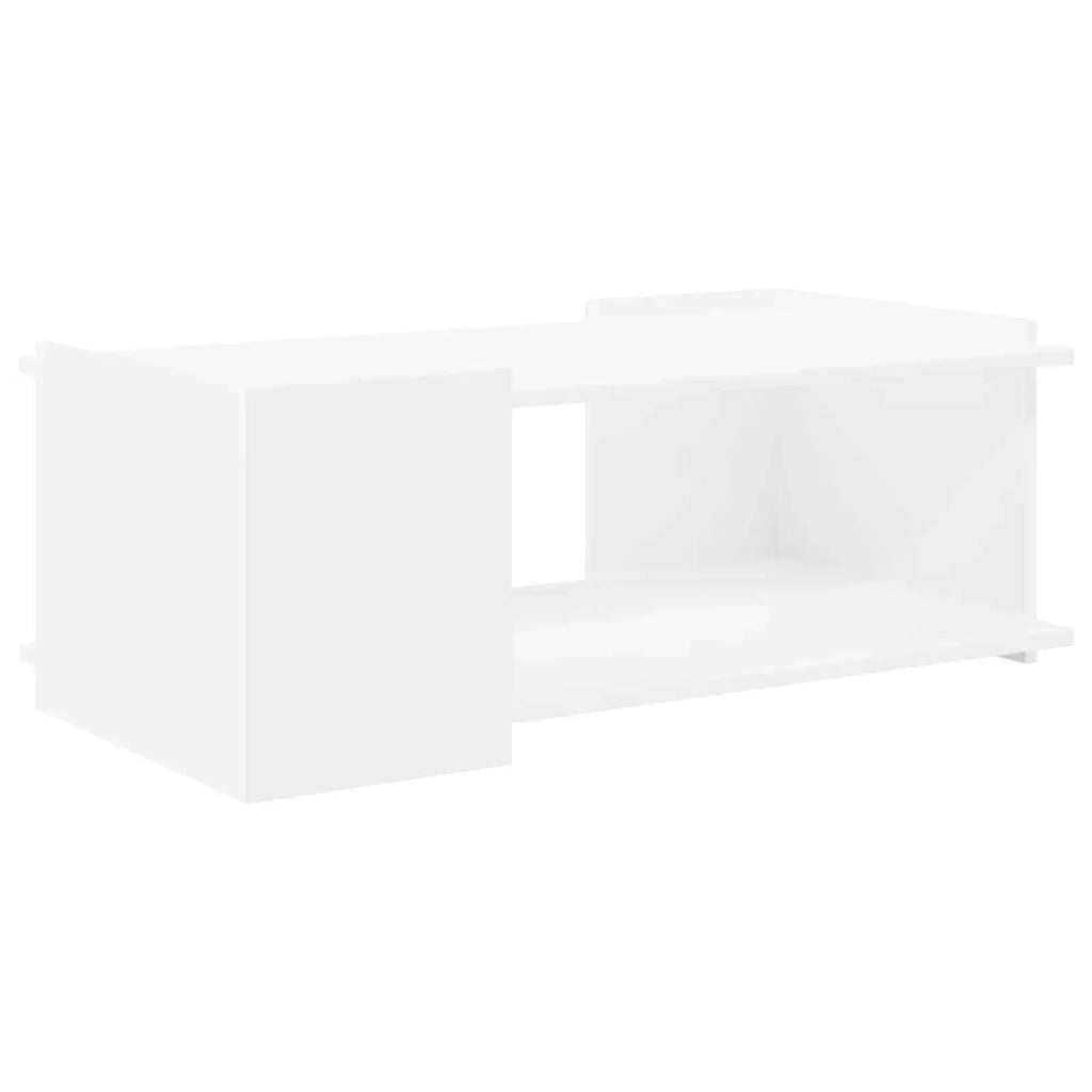 Tavolino da salotto Bianco 90 x 50 x 33 cm Legno ingegnerizzato