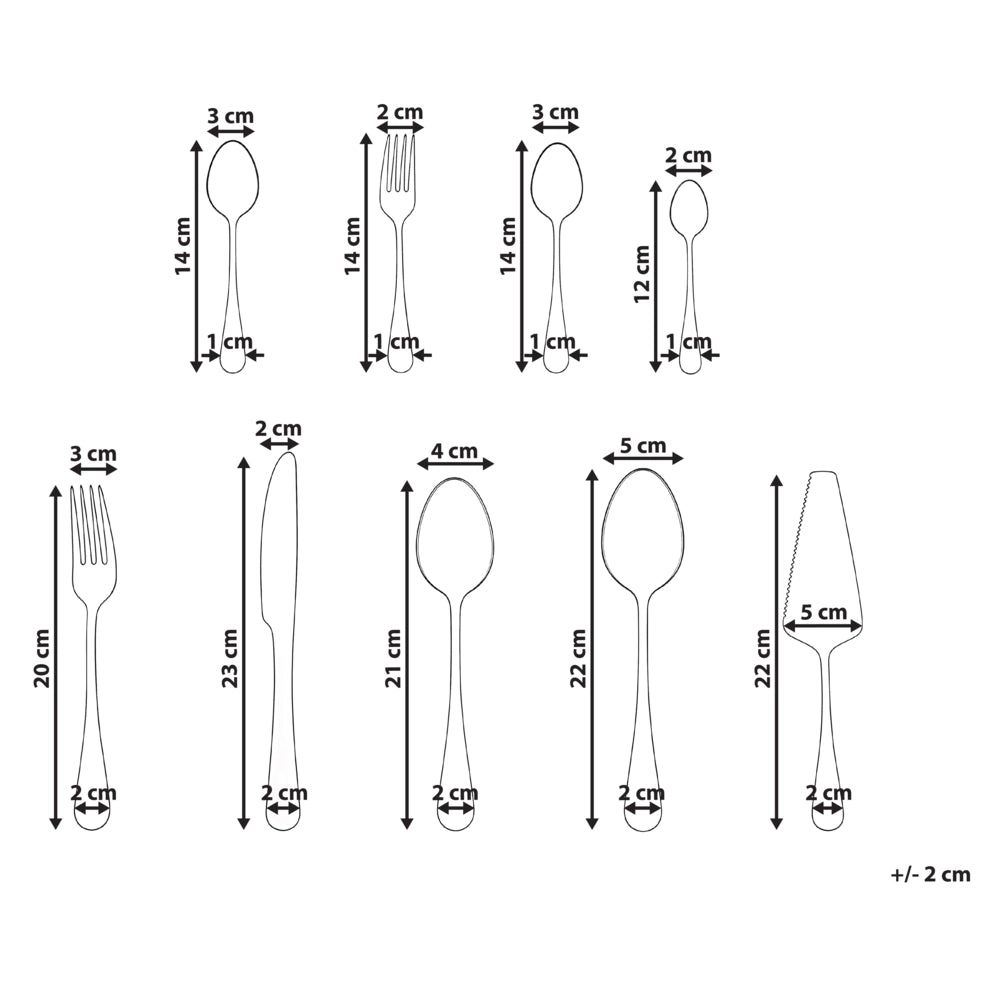 Set di posate in acciaio argentato 70 pezzi Coltello Cucchiaio Forchetta Cucchiaino da torta Paletta da torta Cucchiaio da caffè da insalata