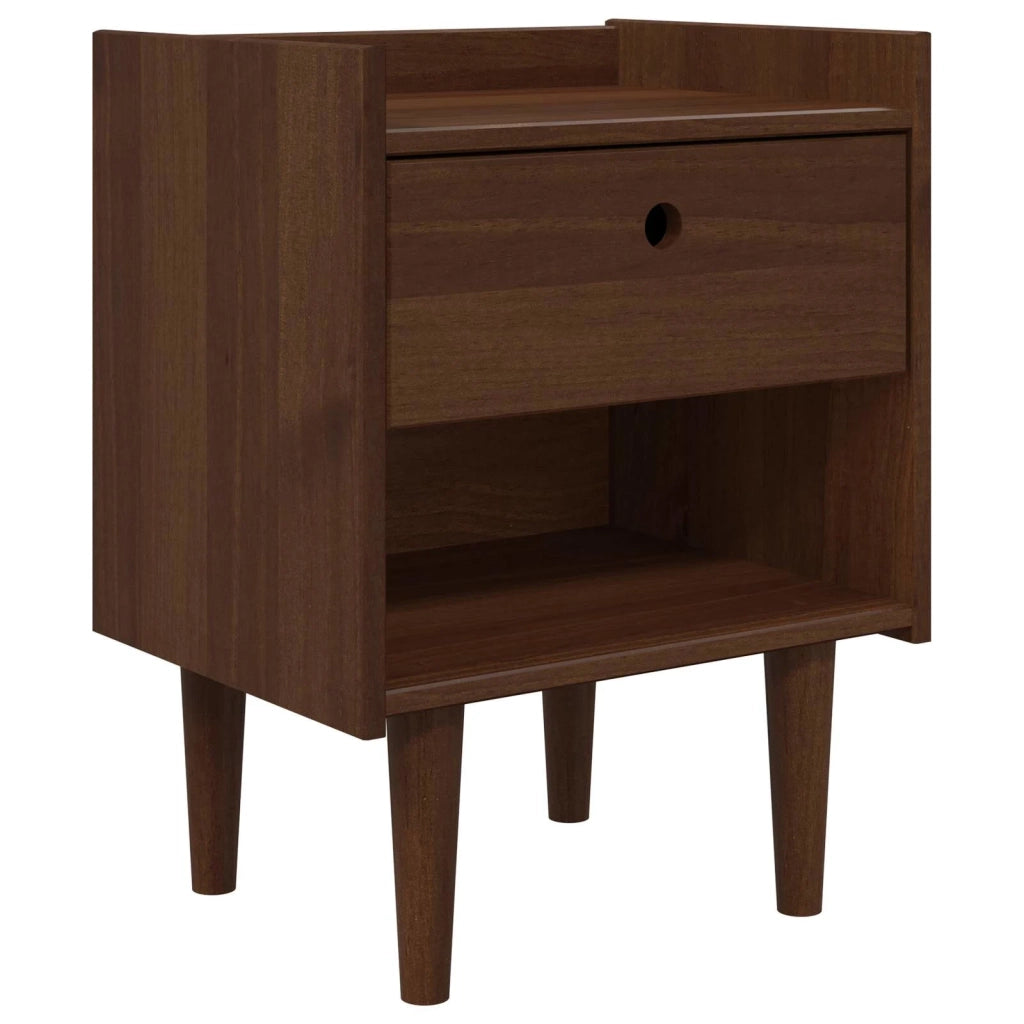 Comodino BILBAO Caramello scuro 45 x 35 x 59 cm 42041340
