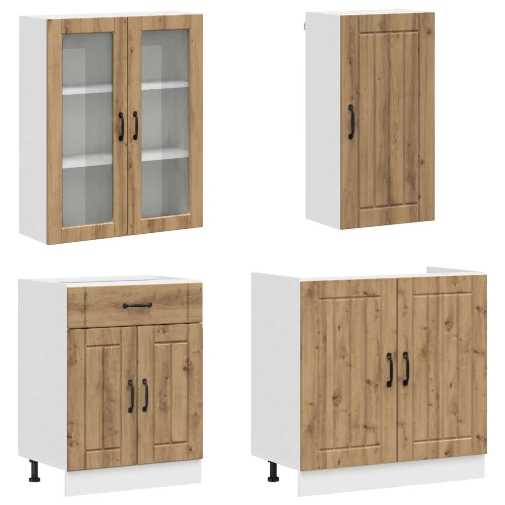 Unità Cucina LUCCA 8 pcs Rovere Artigianale 3438152