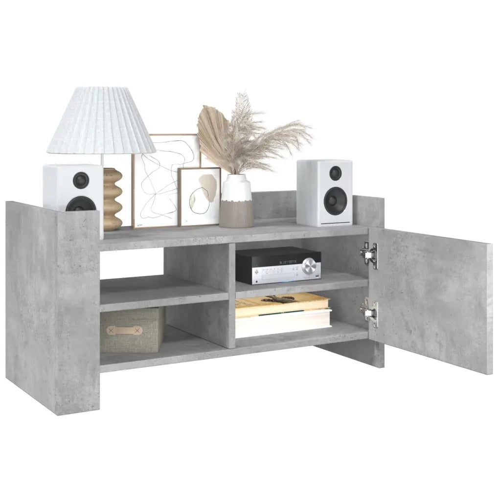 Mobile per TV | Armadietto TV | Mobile Porta TV Grigio Cemento 80x35x40 cm Legno Multistrato