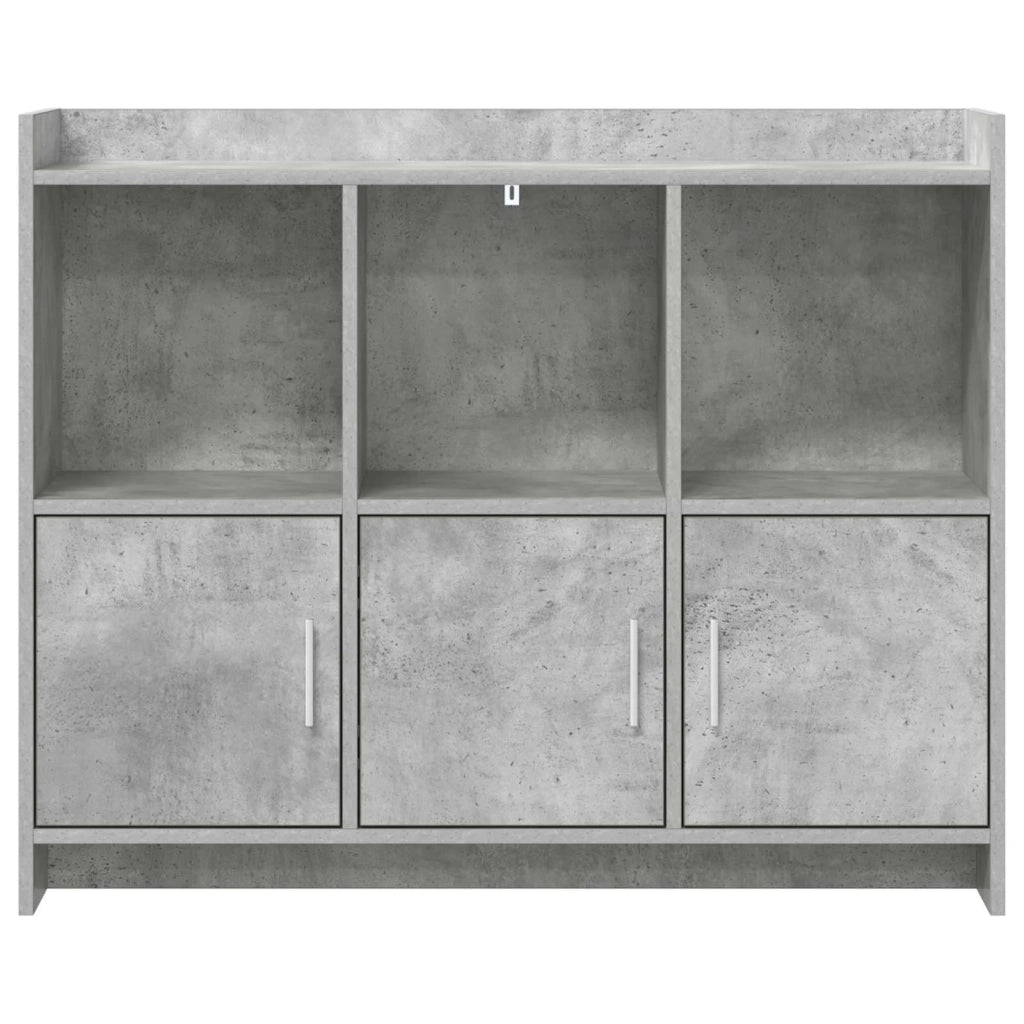Credenza Grigio Cemento 98,5 x 33 x 80 cm Legno ingegnerizzato 8011142