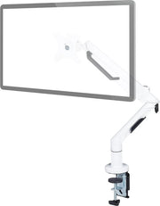 Braccio monitor da tavolo per schermo da 17 a 36 pollici - supporto per monitor VESA 75/100 mm - bianco