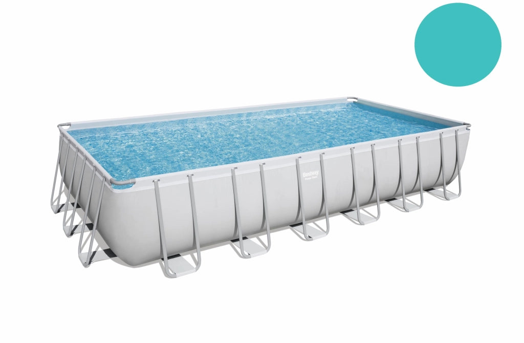 BESTWAY PISCINA FUORI TERRA POWER STEEL RETTANGOLARE 732 X 366 X 132 CM