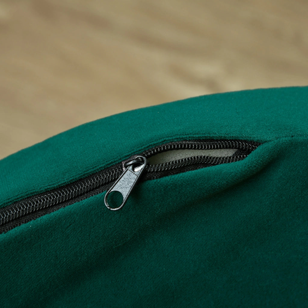 Divanetto per cani e gatti con rivestimento morbido e gambe in legno, 65x64x37 cm, verde