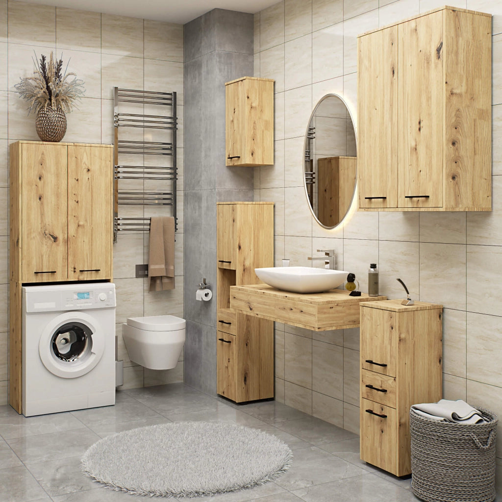 Mobile bagno sospeso AKORD FIN Quercia Artisan 30 cm 1 anta 30x22,5x60 cm
