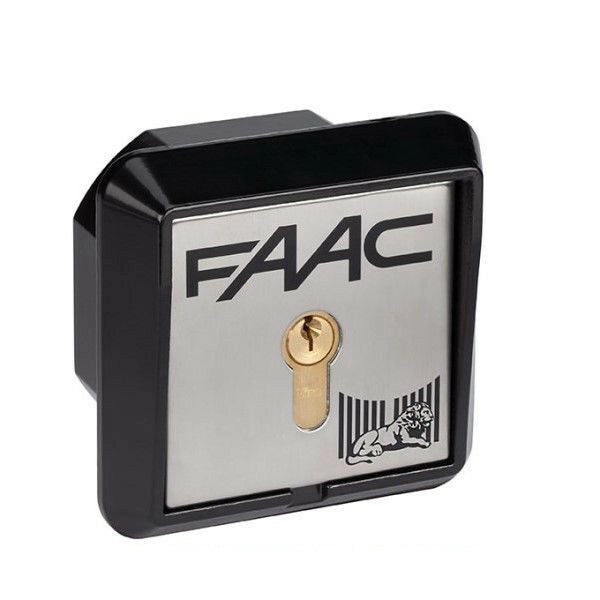 PULSANTE A CHIAVE E DI COMANDO DA INCASSO T20 I FAAC 401014 SISTEMA COMANDO