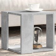 Tavolino da Salotto Grigio Cemento 32x32x30cm Legno Multistrato 848146
