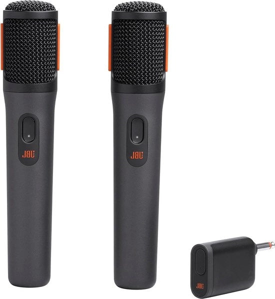 Microfono wireless per PartyBox - connessione stabile 2,4 GHz - durata massima 20 ore - nero