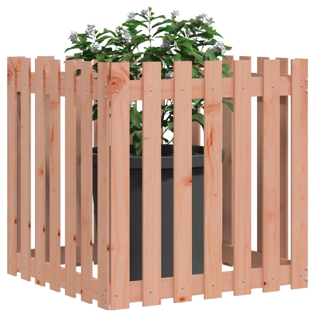 Fioriera Giardino Design Recinzione 70x70x70cm Massello Douglascod mxl 131598