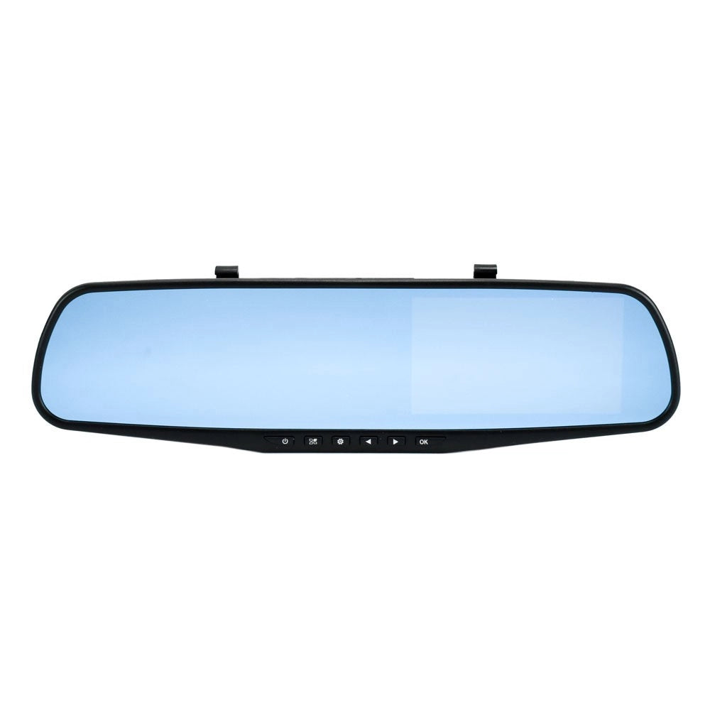 Trade Shop - Monitor Per Specchietti Auto 4,5" Q-ca599 Con Videocamera Anteriore Posteriore Hd -
