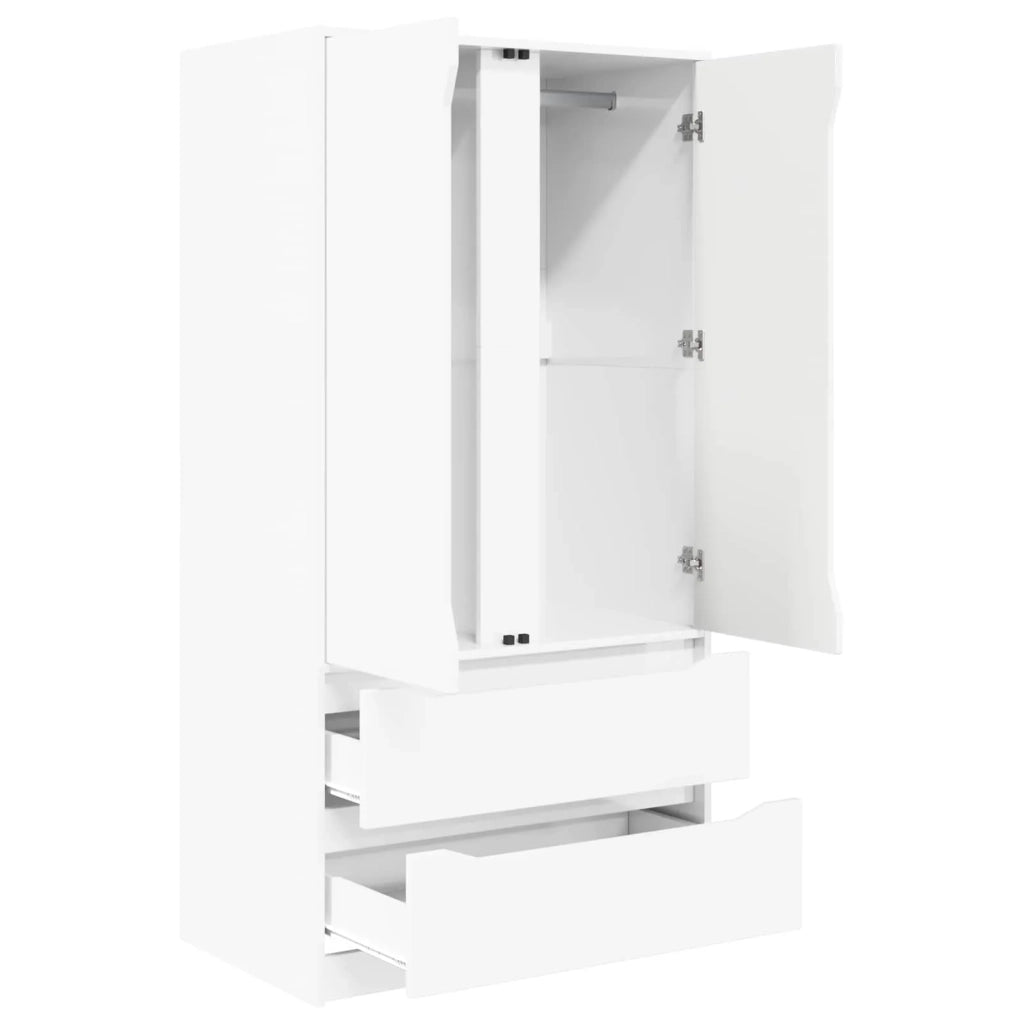 Guardaroba con cassetto Bianco Lucido 79,5 x 49 x 156 cm 3406249