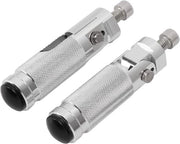 Piedini di sostituzione per due ruote, 2 pezzi, per motocicletta: (Argento) - Pedale per motocicletta