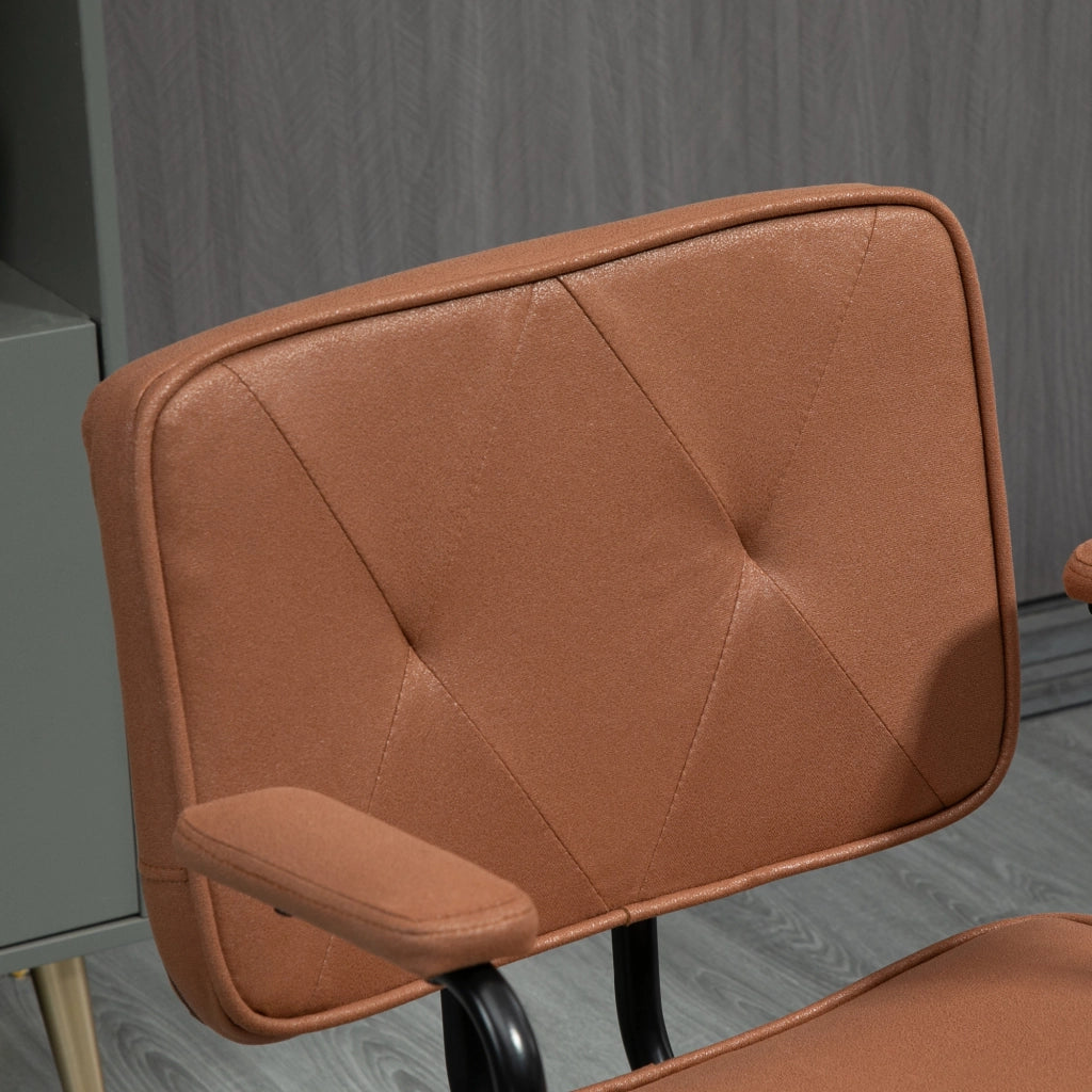 SEDIA DA UFFICIO Regolabile 61x58x82-91 cm Marrone