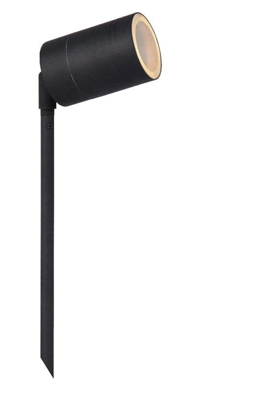Lampada da esterno Lucide ARNE-LED nera GU10 5W 2700K IP44