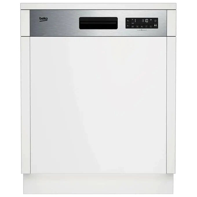 Beko b300 Lavastoviglie 60cm semi-integrata con cruscotto Inox, Classe D, 45 dBA