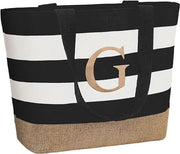 Borsa personalizzata per spiaggia, borsa grande per donne con chiusura a righello, regalo personalizzato per donna per amica, damigella d'onore, collega.