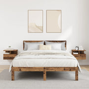 Comodini Sospesi 2 pcs Legno Vecchio 40x31x27 cm Legno ingegnerizzato