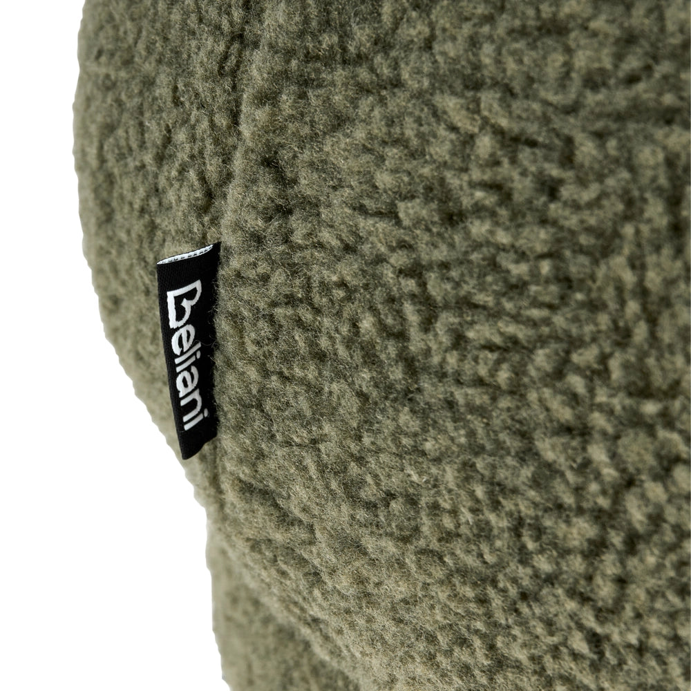 Panca decorativa con tessuto bouclè verde imbottito soggiorno camera da letto moderno