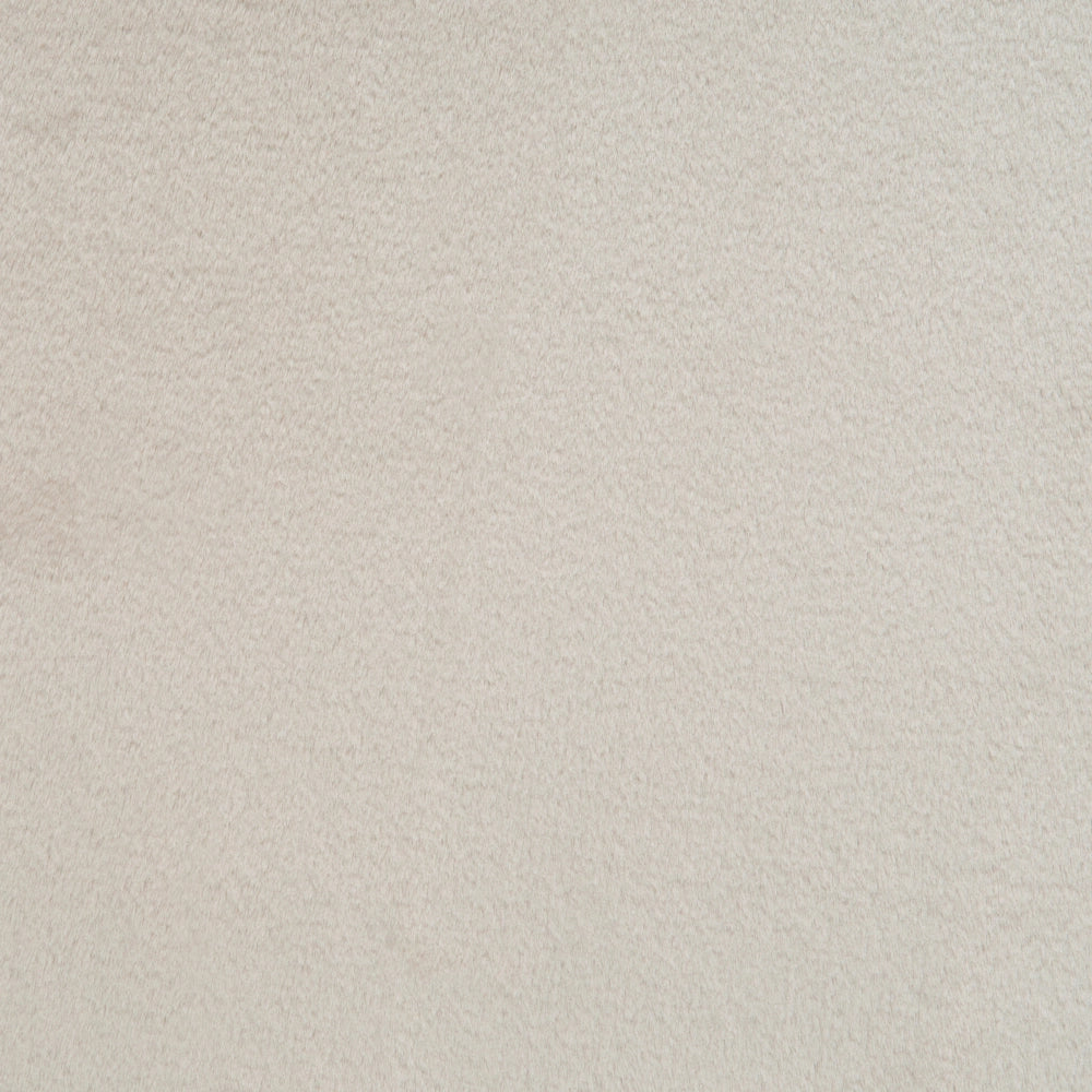 Tappeto Beige Chiaro in Ecopelliccia 160 × 230cm a Pelo Lungo con Retro in Poliestere per Soggiorno e Corridoio Moderni