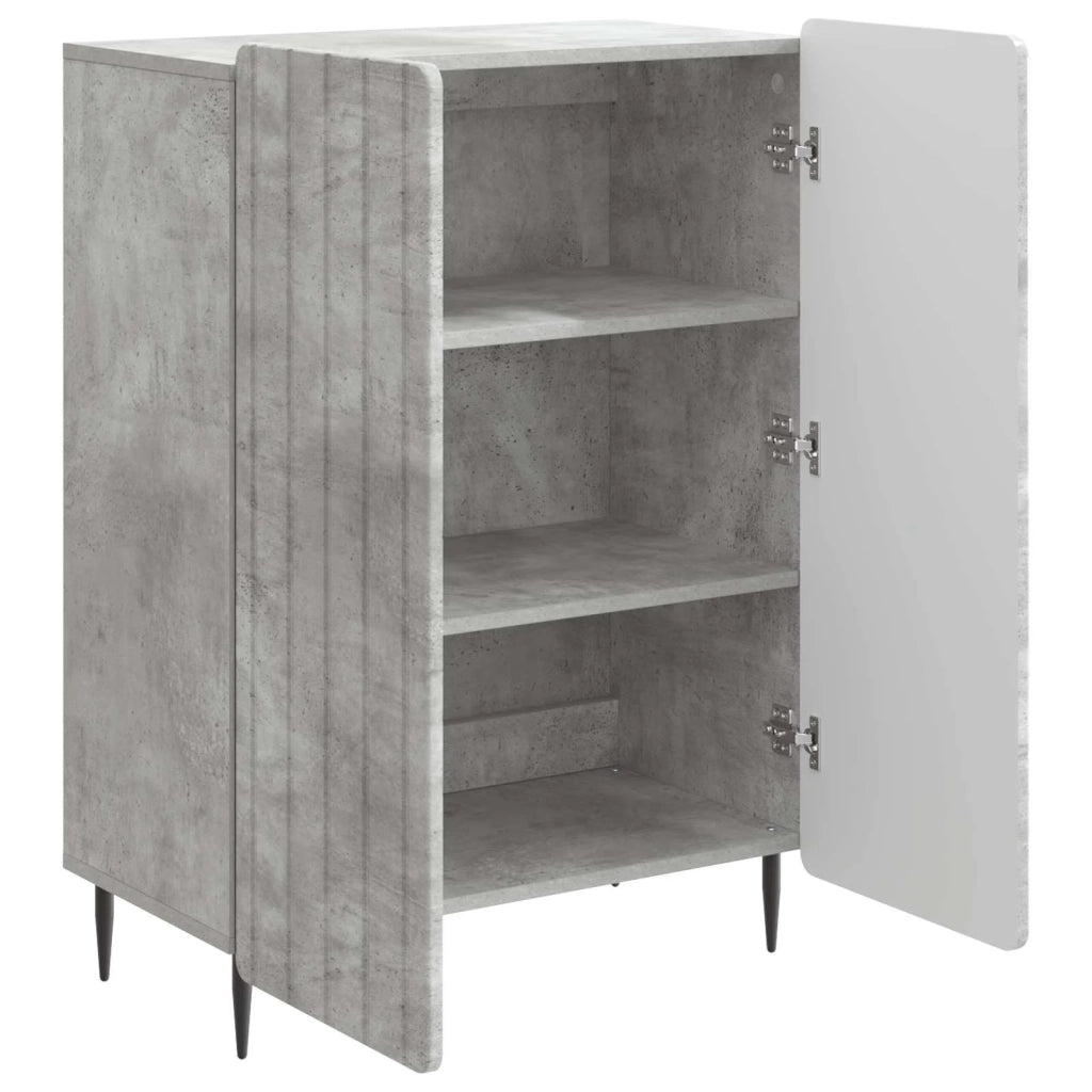 Credenza Grigio Cemento 66 x 34,5 x 92 cm Legno ingegnerizzato