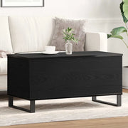 Tavolino da Salotto-Tavolino da soggiorno-Tavolo Rovere Nero 90 x 44,5 x 45 cm