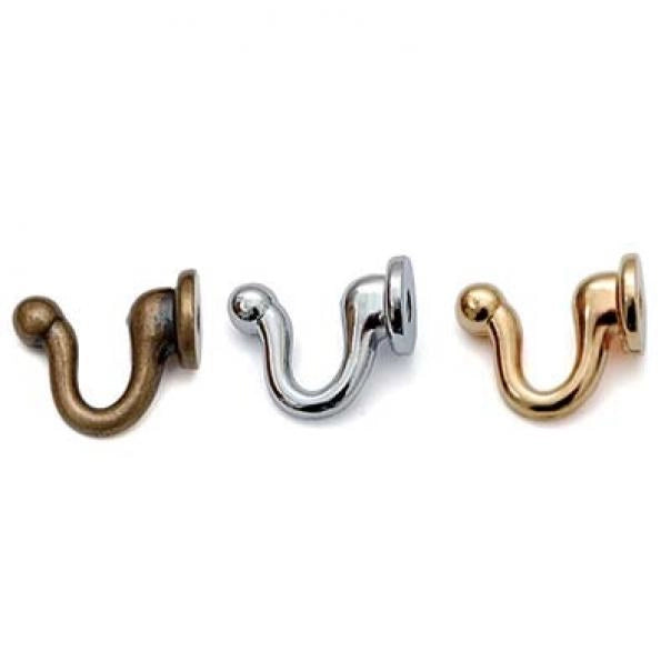 GANCETTO PER TENDAGGI PESANTE 37 mm - Cromo - blister 2 pezzi