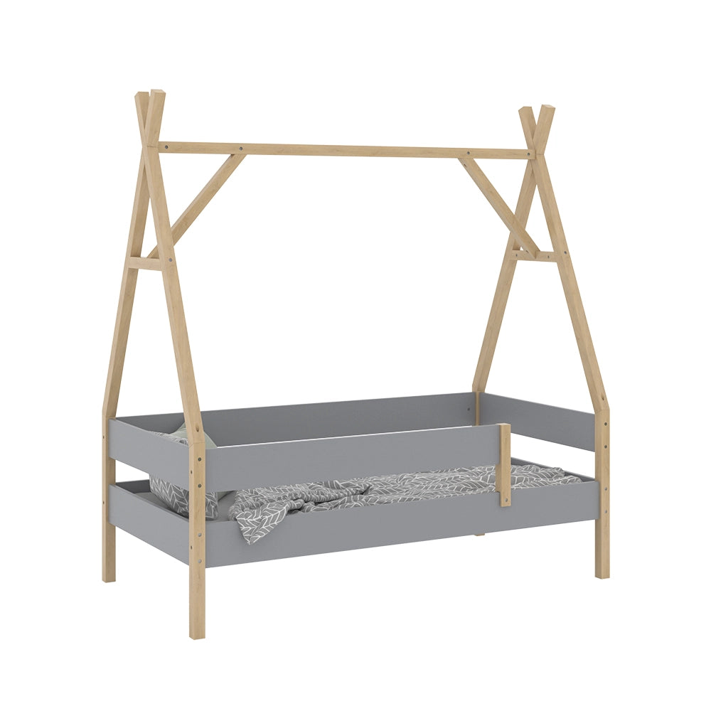 Vitalispa Letto per bambini Grigio 80x160 cm