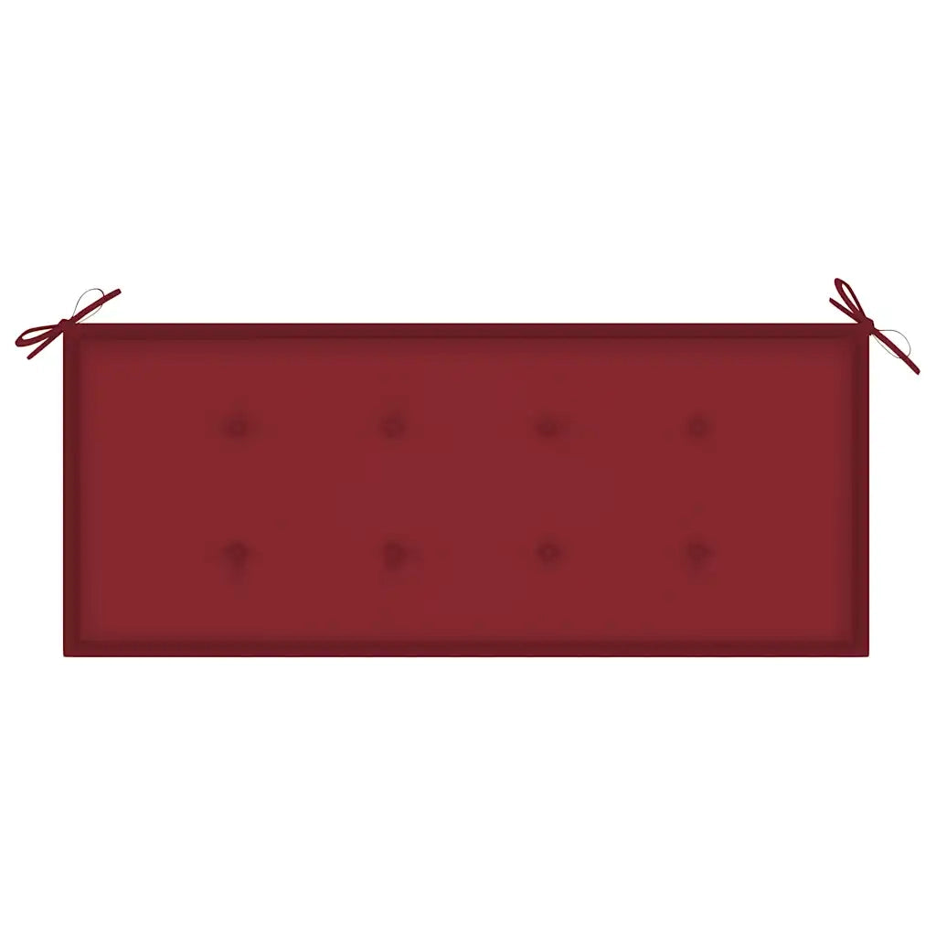Panca da Giardino con Cuscino 120 cm in Massello di Acacia cod mxl 45889