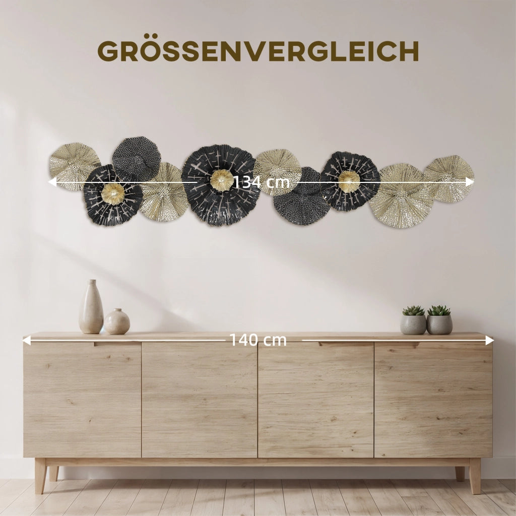 Quadro decorativo ¨C zephmum ¨C Cornice metallo nero oro