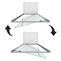 Porta Parete Doccia 1 Anta Battente In Cristallo Trasparente 6mm H185 Fosterberg Koge 70xH185 cm