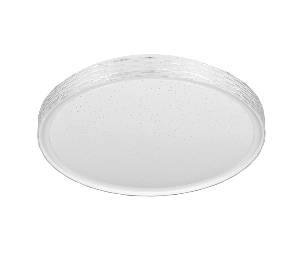 Plafoniera LED cielo stellato, metallo, cristallo, D 40 cm, Varda