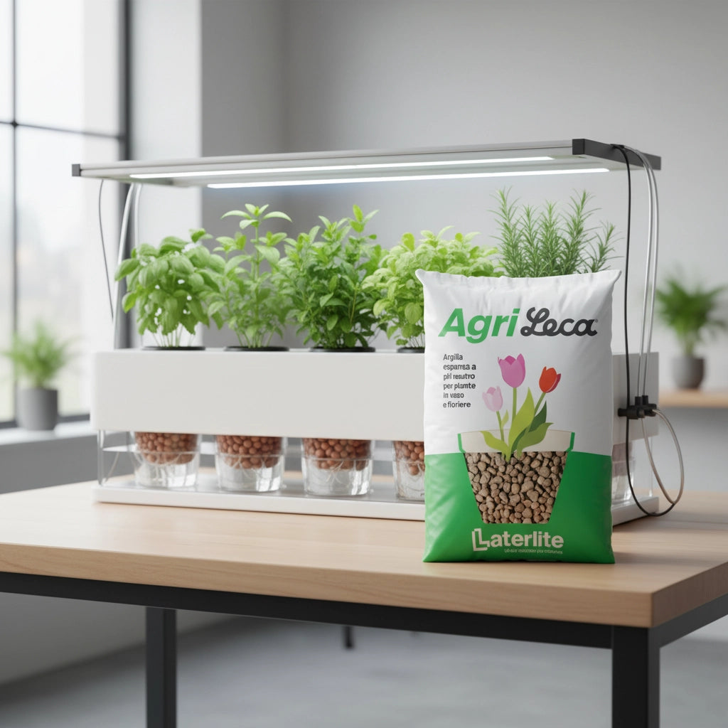 Argilla espansa agrileca per giardini pensili e ortoflorovivaismo 50 l