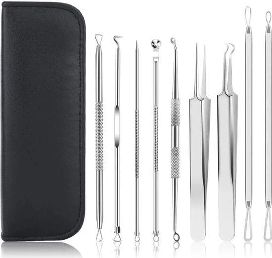 Set di rimozione del mezzo, 10 pezzi, realizzato in acciaio inossidabile