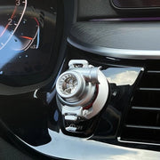 Pomello di avvio, copertura pomello di avvio a forma turbo con retro con adesivo self-adesivo, decorazione interiore raffreddante per auto e motocicletta.