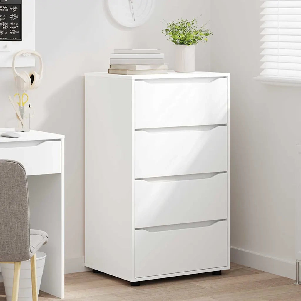 Armadi di Stoccaggio Bianco 60 x 48 x 105 cm Legno multistrato