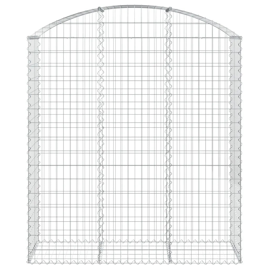 Cesto Gabbione ad Arco 150x50x160/180 cm in Ferro Zincato
