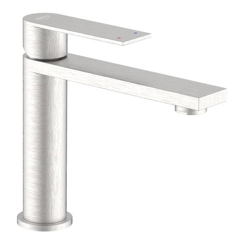 Miscelatore lavabo idro bric scarub1500ac solar spazzolato argento