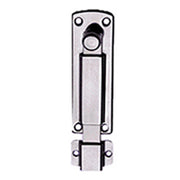 Catenaccio Inox con pomolo e riscontro 80 x 27 mm. - 1 pz.