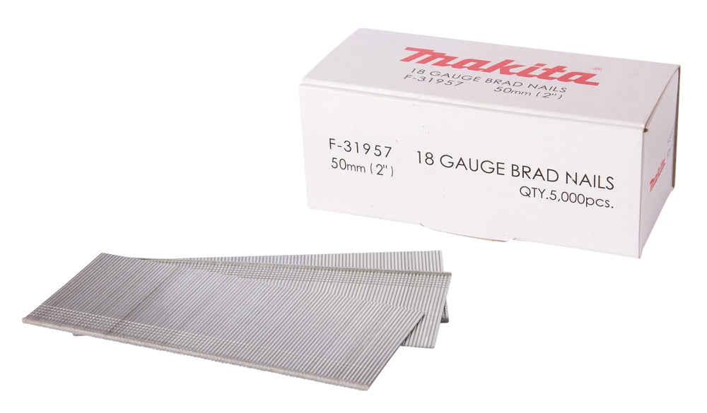 SPILLI MAKITA 18GA D.1,2 X 50mm, 5000 PEZZI  - F-31957