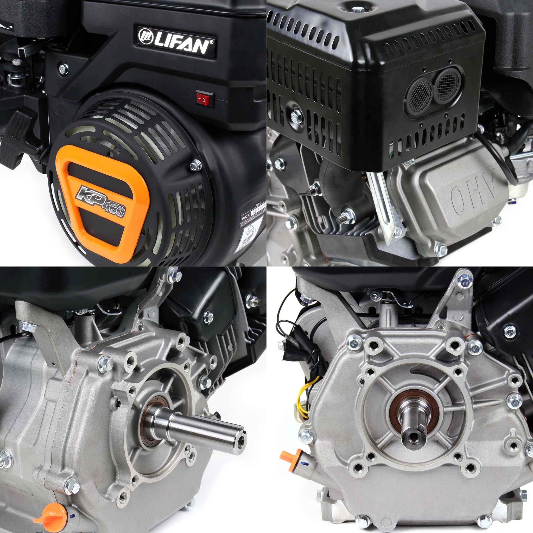 LIFAN KP460 Motore a benzina 25mm con 15,6 CV 1 cilindro per piastre vibranti e macchine edili