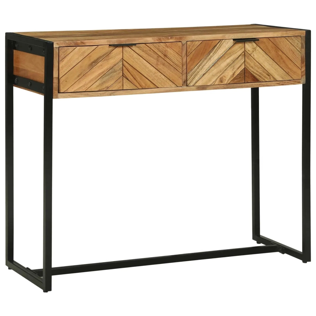 Tavolo consolle con cassetto Marrone 90 x 35 x 75 cm 374106