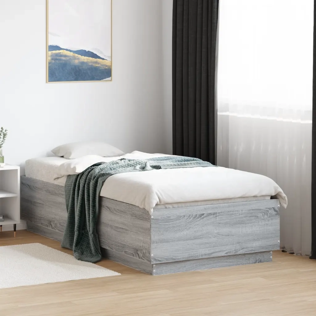 Giroletto senza Materasso Rovere Sonoma 90x190 cm