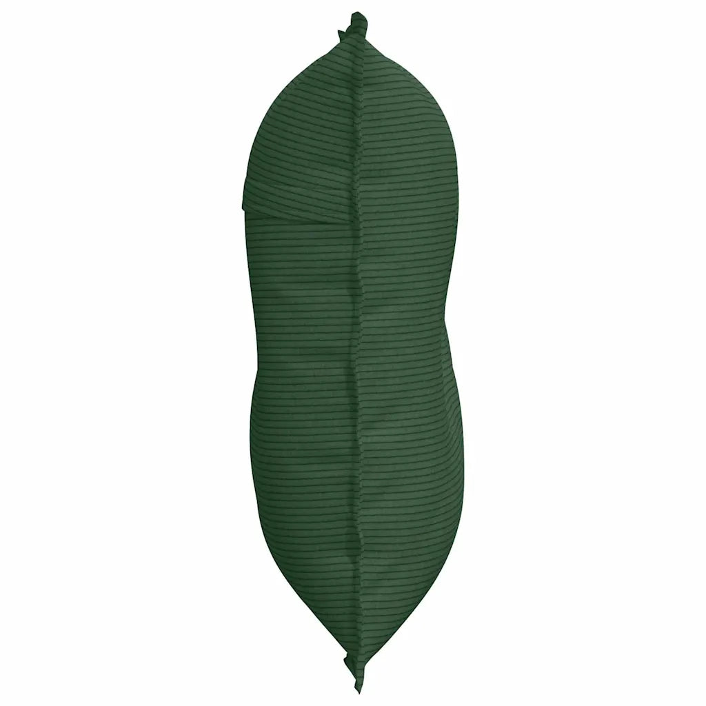Cuscino per Schiena | Cuscino dorsale Verde Giungla 80 x 50 cm Tessuto in Cords