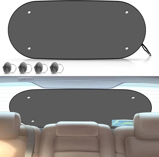 Ombrellone per Auto con Protezione UV e Tasca Portatile - Bambini e Bambini Piccoli - Paracarro a Rete Solare - 100 x 50 cm