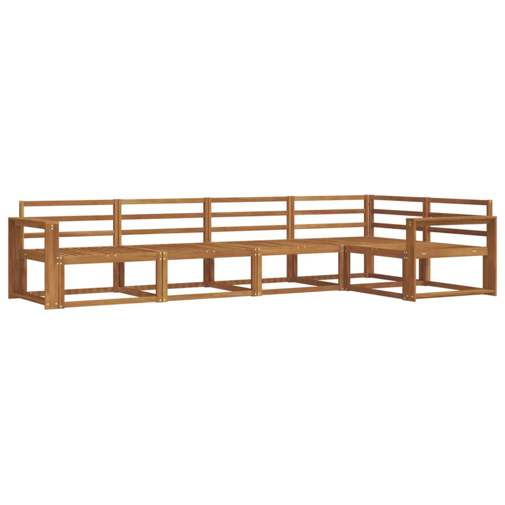 Set di divani da esterno 5 pcs Naturale